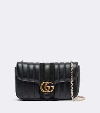 Jetset GG Marmont Small leather shoulder bag | Gucci