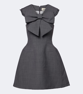 Vestido corto con lazo | Shushu/Tong