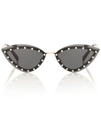 Embellished triangular sunglasses | Valentino