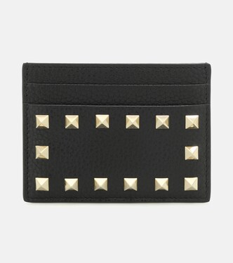 Valentino Garavani Rockstud皮革卡套 | Valentino Garavani