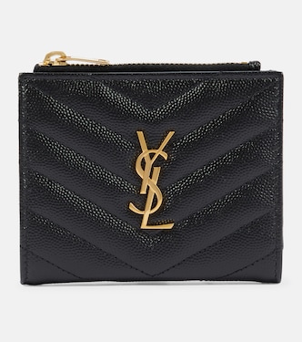 Monogram zipped leather wallet | Saint Laurent