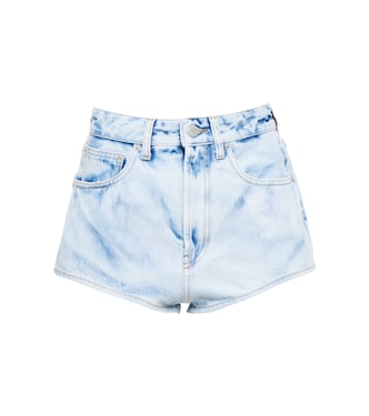 High-rise denim shorts | Alessandra Rich
