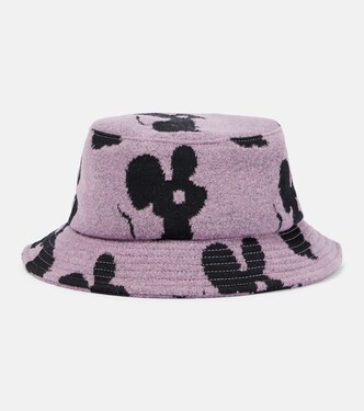 Logo wool-blend bucket hat | JW Anderson