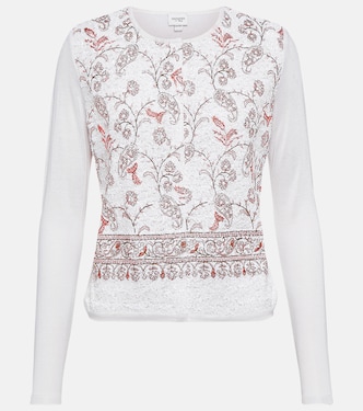 Embroidered cashmere and silk cardigan | Giambattista Valli