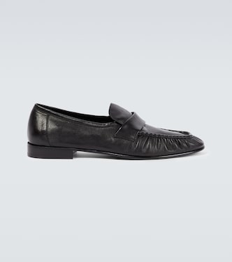 Soft leather loafers | The Row