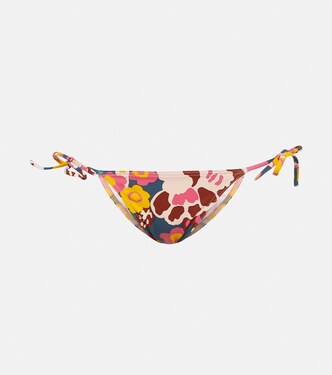 Culotte de bikini Kaki imprimée | Eres