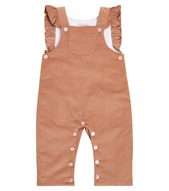Baby Delphina cotton corduroy overalls | La Coqueta