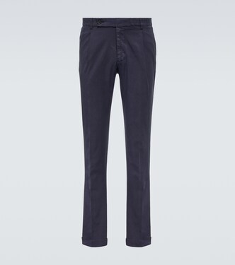 Mid-rise slim chinos | Thom Sweeney