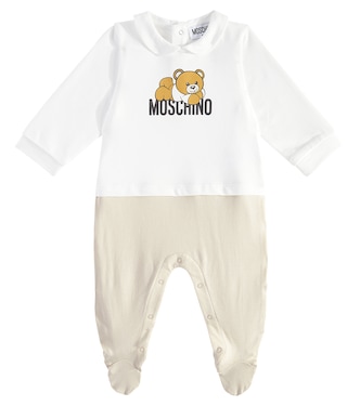 Baby Teddy Bear cotton onesie | Moschino Kids