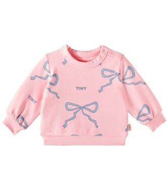 Baby Bows printed cotton-blend sweatshirt | Tinycottons