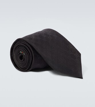 GG silk twill tie | Gucci