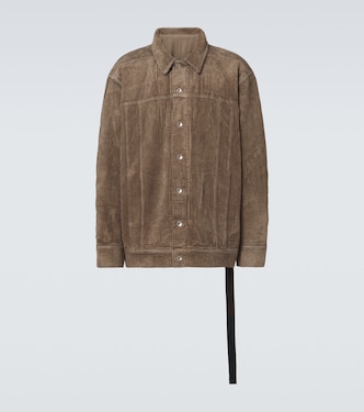 Jumbo corduroy oversized cotton jacket | Rick Owens