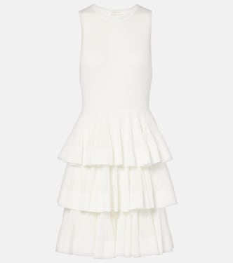 Crush Ruffled tiered knitted minidress | Zimmermann