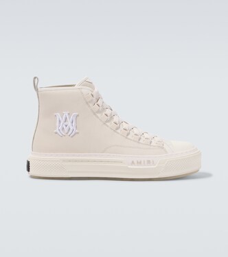 MA Court leather-trimmed sneakers | Amiri