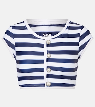 Grace striped bikini top  | Same