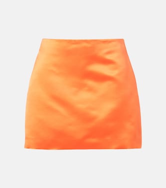 Silk satin miniskirt | Lisa Yang
