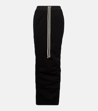 Pillar cotton jersey maxi skirt | Rick Owens
