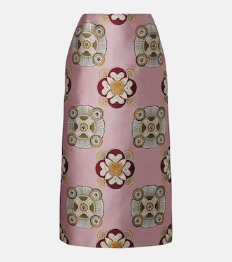 Jacquard pencil skirt  | La DoubleJ