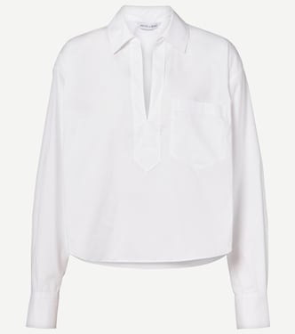 Khai cotton-blend poplin shirt | Veronica Beard