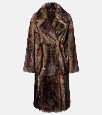 Reversible shearling and leather coat | Yves Salomon