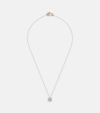 Cosmos Simple 18kt gold pendant necklace with diamonds | Sophie Bille Brahe