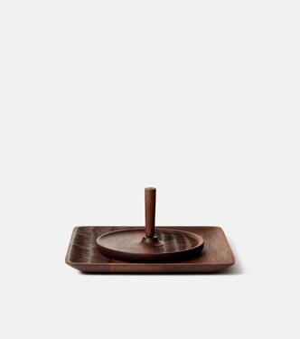 Nakit walnut decorative tray by Monica Förster | Zanat