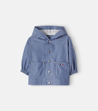 Baby cotton canvas jacket | Moncler Enfant