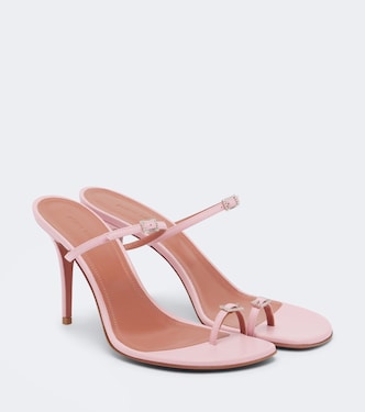 Adut embellished leather sandals | Amina Muaddi