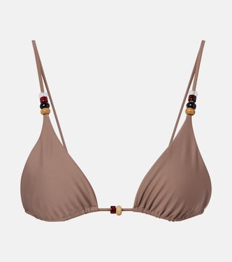 Via beaded bikini top | Jade Swim