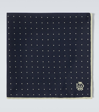 Polka-dot silk scarf | Dunhill