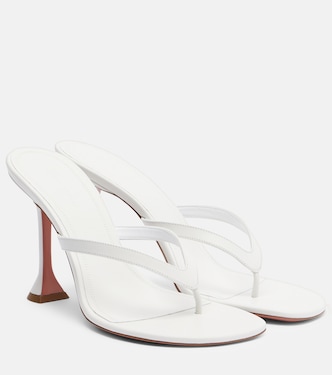 Juliette leather thong sandals | Amina Muaddi