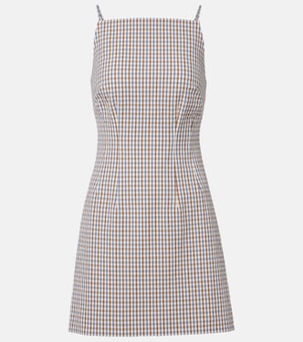 Robe en coton à motif vichy | Veronica Beard