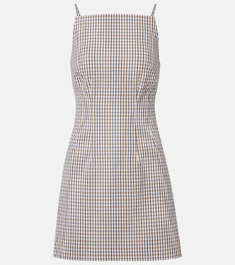 Minikleid aus Baumwoll-Seersucker | Veronica Beard