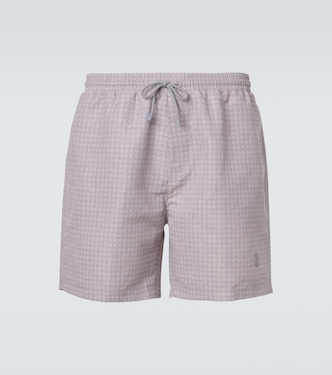 Printed swim trunks | Brunello Cucinelli