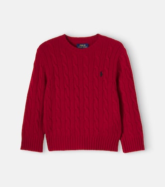 Cable-knit wool and cashmere sweater | Polo Ralph Lauren Kids