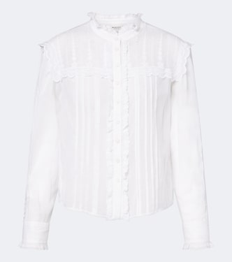 Lonzie embroidered cotton voile shirt | Marant Etoile
