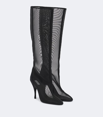 Mesh knee-high boots | Alaïa