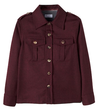 Virgin wool shirt | Brunello Cucinelli Kids