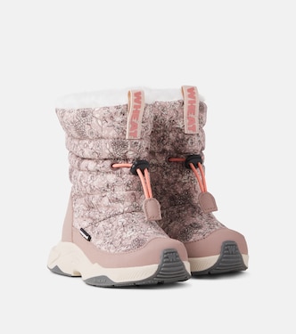 Esme floral boots | Wheat