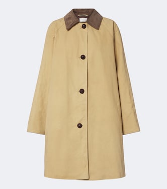 Ina cotton gabardine coat | The Row