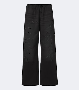 Weite Hose aus Baumwoll-Twill | Acne Studios