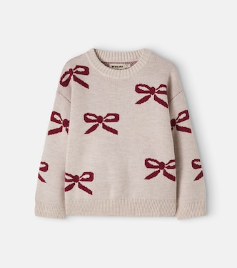 Wool jacquard sweater | Wheat