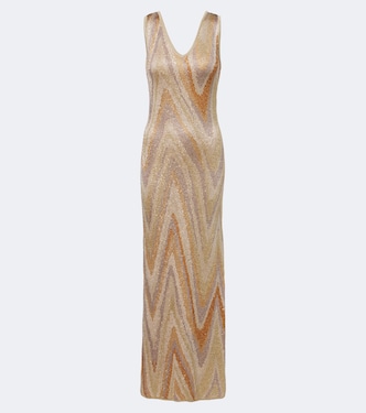 Sequined knitted maxi dress  | Missoni