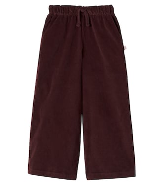 Cotton corduroy wide-leg pants | Cozmo