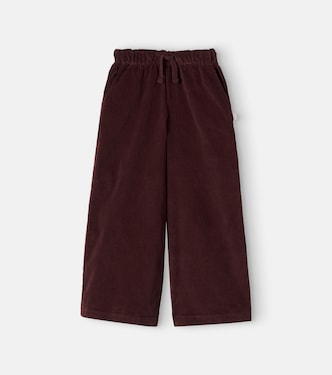 Cotton corduroy wide-leg pants | Cozmo