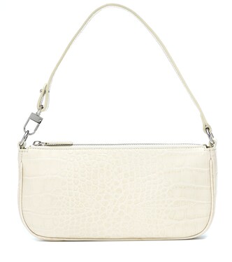 Rachel croc-effect leather shoulder bag | By Far