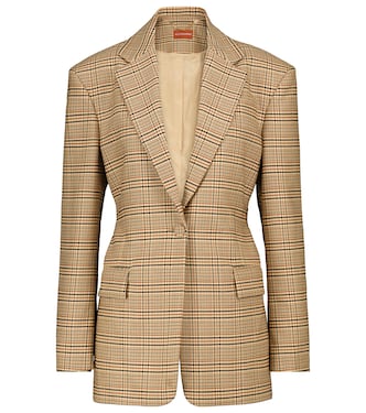 MacGuffin checked wool and cotton-blend blazer | Altuzarra