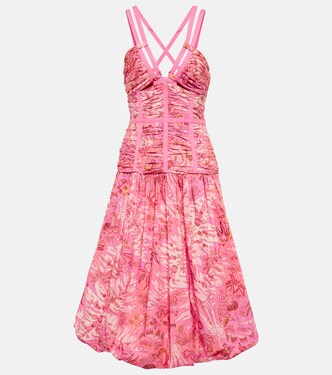 Vestido midi Kaia de algodón | Ulla Johnson