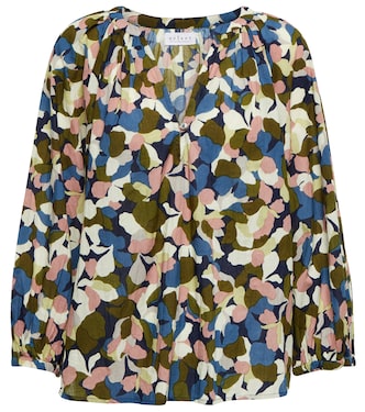 Bedruckte Bluse aus Baumwolle | Velvet