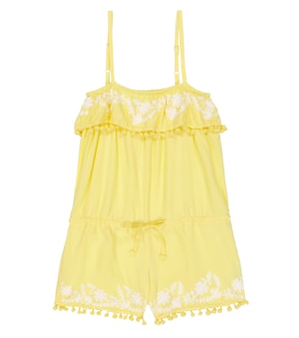 Baby Eisha embroidered playsuit | Melissa Odabash Kids